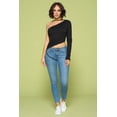 thumbnail image 2 of Solid Color One Shoulder Off Top, 2 of 5