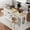White, variant on HQZX Rolling Kitchen Island Car with Extendable Dining Table,Spice Rack and 2 Drawers,74.5"Black