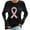 Breast cancer awareness shirts-Black, variant on Homenesgenics Breast Cancer Awareness Shirts Plus Size for Women and Men Women Fashion Print Round Neck Long Sleeve T-Shirts Sweatshirts Red S