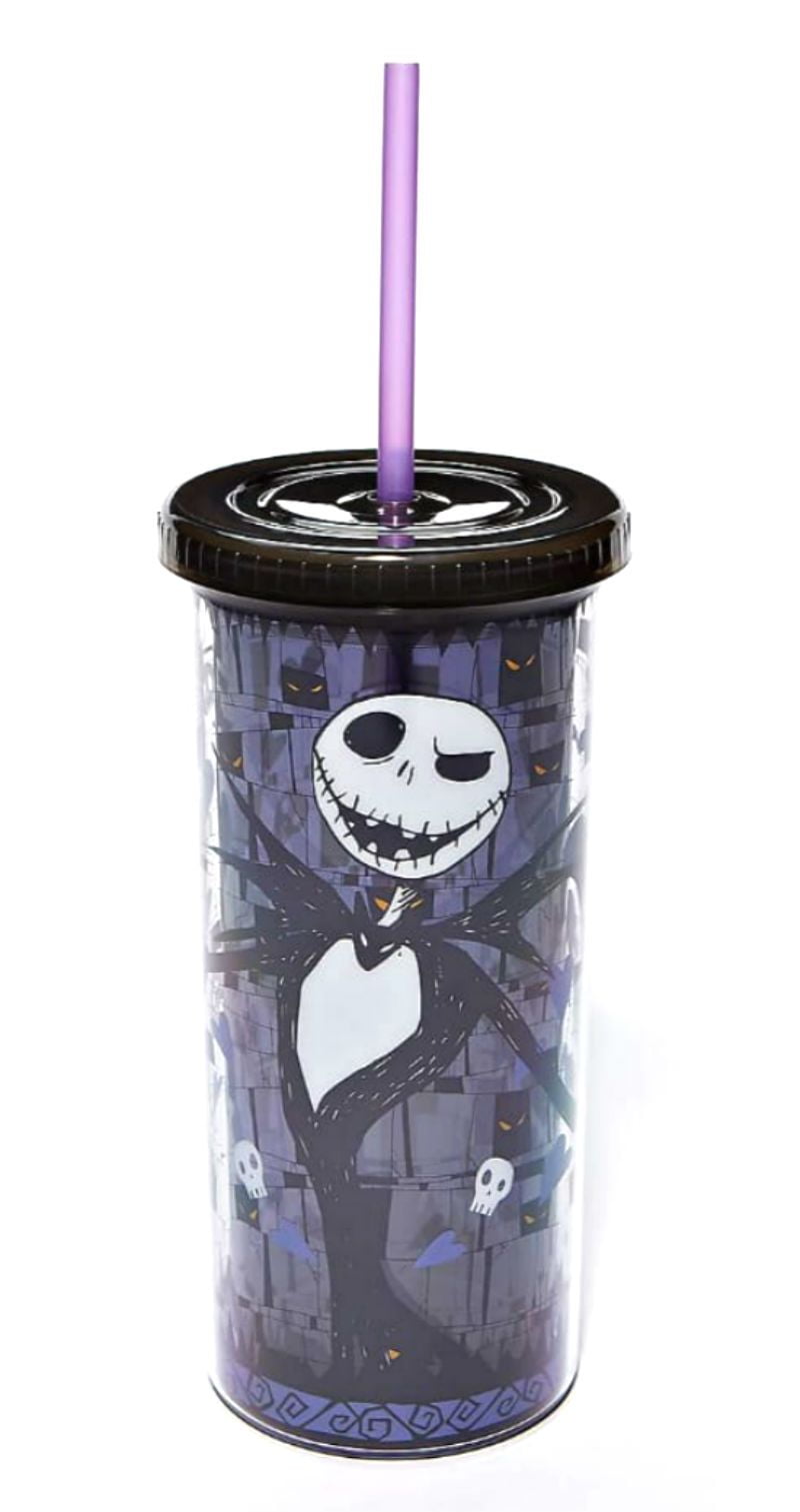Nightmare Before Christmas Jack Skellington Carnival Cup With Straw | 20 Ounces - Walmart.com