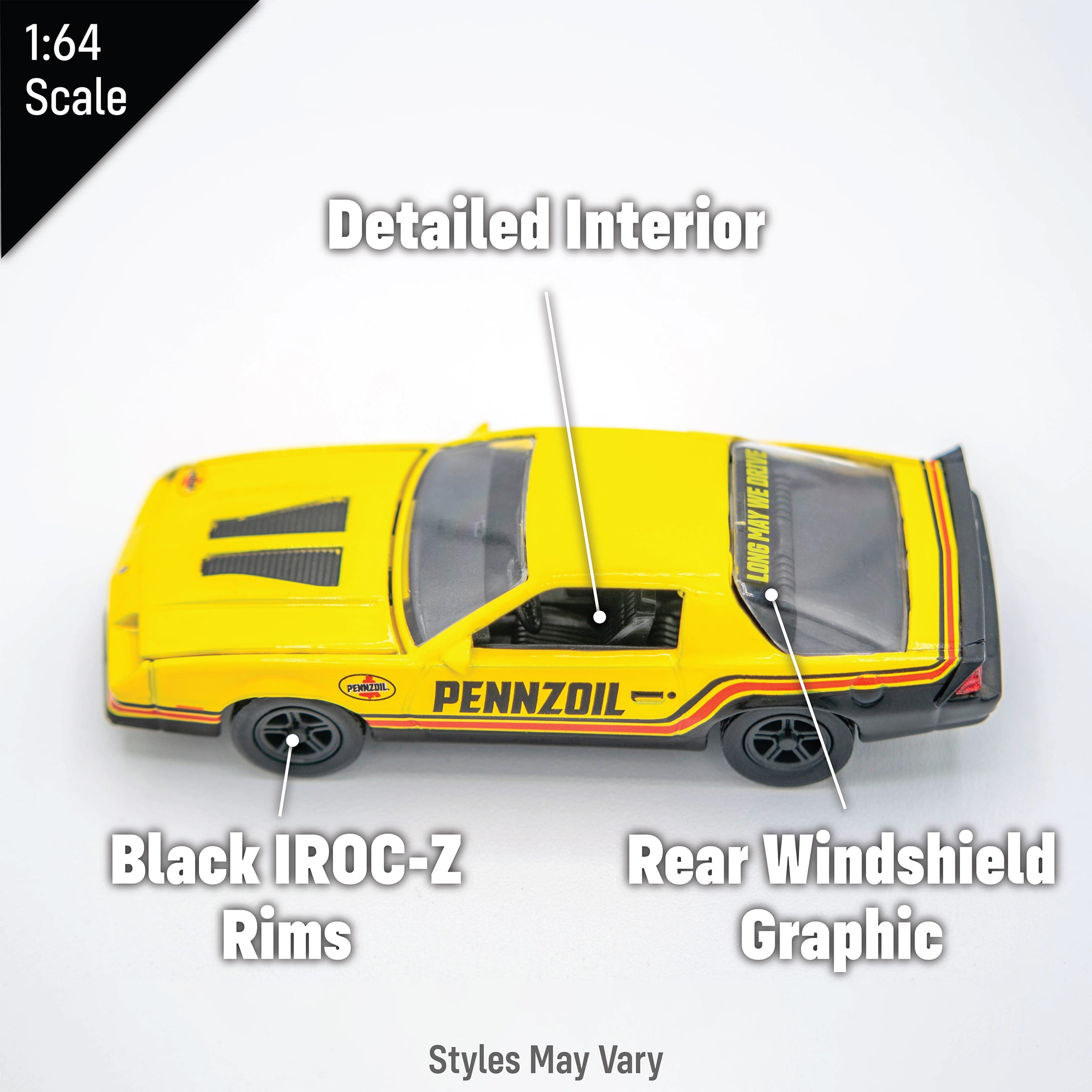 M2 Machines 32500 Auto-Thentics 1:64 Scale Diecast Toy Cars & Truck (1 Vehicle, Styles May Vary)