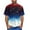 Dark Blue, variant on Men's Patriotic Drip T-Shirt Short Sleeve Casual Graphic Tee With Red Whiteand Blue Design Streetwear,Size M-3XL
