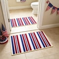 thumbnail image 5 of Independence Day Floor Mat, 60x40cm Crystal Velvet Flag Print Non-Slip Rug, Super Absorbent Quick-Dry Bath Kitchen Entryway Doormat for 4th of July Memorial Day Patriotic Home Decor, 5 of 6