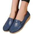 thumbnail image 3 of YLYL Loafers for Women Slip on Penny Shoes Comfortable Casual Fashion Moccasins Lightweight Round Toe Driving Flats Boat Shoes, 3 of 6