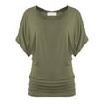 thumbnail image 4 of Free to Live 3 Pack Short Sleeve Casual Women's Dolman Tops, 4 of 6