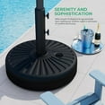 thumbnail image 5 of JEAREY 22L Patio Umbrella Stand, Outdoor Umbrella Base Water Filled Stand, Patio Outdoor Umbrella Holder (Ink Black), 5 of 7