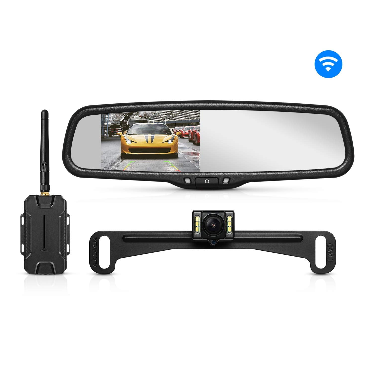 Podofo Backup Camera for Car 4 Pins Connector Design 8 LED Reversing Camera with 4.3 TFT LCD Rear View Mirror Monitor Parking System 5558990432 Podofo Backup Camera for Car 4 Pins Connector Design 8 LED Reversing Camera with 4.3 TFT LCD Rear View Mirror Monitor Parking System 5558990432