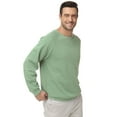 thumbnail image 2 of Pepypepy Men’s Cotton Crewneck Pullover – Lightweight Long Sleeve Sweatshirt in Solid Colors, S-XXL, 2 of 7