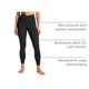 thumbnail image 4 of Pantalones CRZ YOGA Butterluxe 25" Cintura Alta Cruzada Negro Talle L, 4 of 5