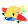 buckle toy bolt airplane - toddler early learning basic life skills childrens plush travel activity