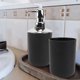 thumbnail image 2 of 1 juego de artículos de baño, vaso para enjuague bucal, kit de suministros de baño (negro), 2 of 7