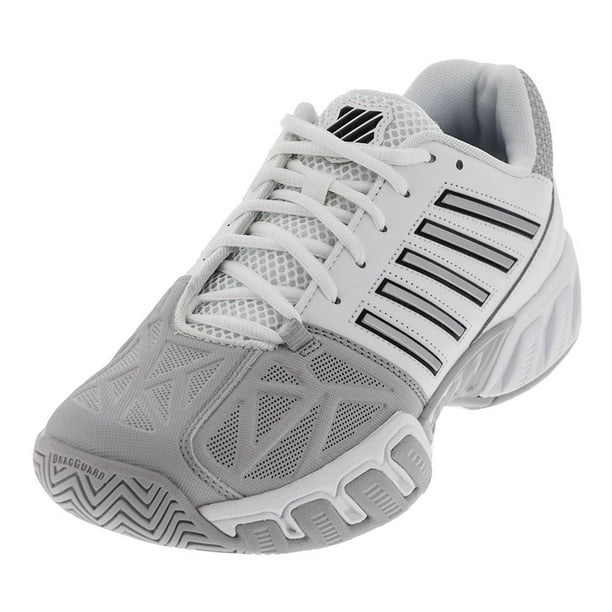 k-swiss men's bigshot 3 tennis shoes (white/silver) (13 d(m) us) - Walmart.com