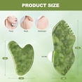 thumbnail image 2 of Masajeador facial Gua Sha Set Airogym Jade Stone para mujer, 2 of 8