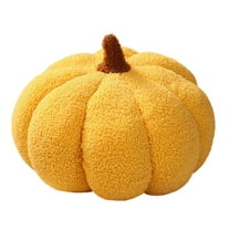LSLJS Pumpkin Pillow Halloween Decorations Ultra Soft Cute Pumpkins Shaped Plush Cushion Pumpkins Toys Thanksgiving Fall Decorative Fluffy Throw Pillow Cushion for House Office Decor