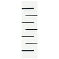 thumbnail image 3 of SAFAVIEH Montauk Oswald Geometric Striped Cotton Area Rug, Ivory/Black, 8' x 10', 3 of 7