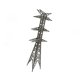 thumbnail image 5 of Modelo de torre de transmisión a escala 1/200. Proyecto de modelismo en miniatura. Estructura y arquitectura. Estilo A, 5 of 9