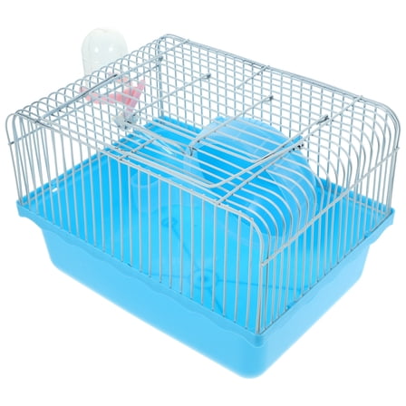 YUNLIGHTS Blue Chinchilla Cage Safe Material Multifunctional Pet House for Hamster and Small Pets