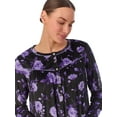 thumbnail image 6 of Aria Women’s Long Sleeve Strech Velour 44" Sleepwear Gown, Sizes S-4X, 6 of 6