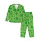 thumbnail image 1 of Balery St Patrick's Day Conjunto de Pijama con Estampado para Mujer, Conjunto de Dos Piezas con Manga Larga, Ropa de Dormir Suave con Bolsillos, Pijamas Cómodos-Small, 1 of 7
