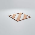 thumbnail image 4 of Ekena Millwork 7 3/8"W x 7 3/8"H x 1/4"T Extra Small Strymon Decorative Fretwork Wood Wall Panels, Cherry, 4 of 18