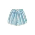 thumbnail image 4 of Bagilaanoe Toddler Baby Girls Beach Shorts 1T 2T 3T 4T 5T 6T Kids Tie-dye Print Loose Casual Workout Shorts, 4 of 9