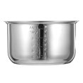 thumbnail image 3 of Rice Cooker Liner Rice Cooker Inner Pot Universal Stainless Steel Rice Cooker Inner Pot Replacement Electric Cooker Inner Pot for Boiling and Porridge Cooking (4L), 3 of 9