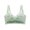 Green, variant on HongQid Comfortable Seamless Full-Coverage Wireless Bra for Women, Soft Support