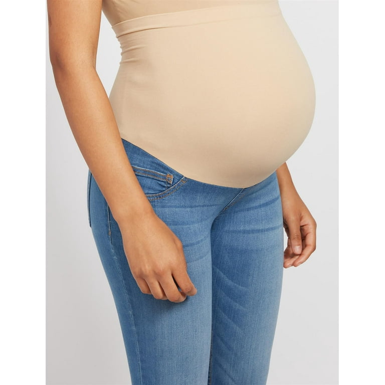 Motherhood Maternity Indigo Blue Secret Fit Belly Stretch Ankle Maternity Jeggings
