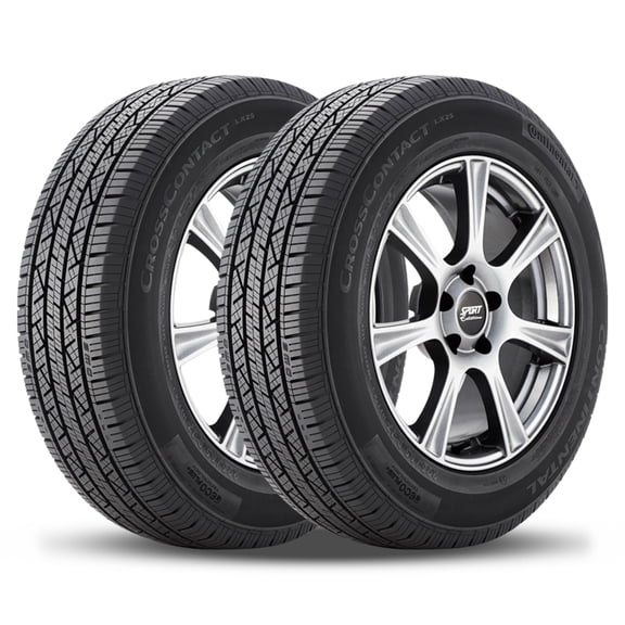 2 Continental CrossContact LX25 225/55R19 99V All Season 65K Mi Warranty 740AA 15491500000 / 225/55/19 / 2255519