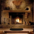 thumbnail image 3 of LOLIPPYY Fireproof Fireplace Hearth Rug Insulation Fireproof Blanket for Wood Stove Heat Resistant Pad Fire Retardant Mat for Christmas Holiday Gathering, 3 of 7