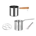 thumbnail image 2 of Olla freidora, cesta para freír, olla de cocina Universal antiadherente, olla para Fideos con cesta de filtro para comedor, hogar estilo B, 2 of 8