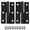 Black（Left Handed）, variant on 2 PCS Lift Off Hinge, Black Stainless Steel Detachable Hinges Right Handed Slip Joint, Small Cabinet Door Butt for Home Improvement/DIY Enthusiasts