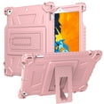 thumbnail image 2 of Allytech iPad 9.7 Case 2018/2017, iPad Air 1 2 Case, Silicone Shockproof Full Protective Case with Screen Protector Film Shoulder Strap Case Cover for Apple iPad 6th/5th Generation, Air 1 2,Rosegold, 2 of 5