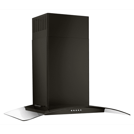 Whirlpool - 30" Convertible Range Hood - Black Stainless Steel