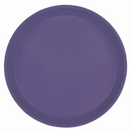 Cambro 1100551 11" Round Grape Fiberglass Camtray - 12/Case