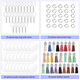 thumbnail image 5 of Guardurnaity 100 Pieces/Set Acrylic Key Ring Blank Keychain Keyring DIY Replacing Decor Making Paintable Crafts Decorative Decorative Ropa, zapatos y accesorios Miscelánea Guardurnaity BFH000379-00, 5 of 6