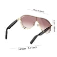 thumbnail image 2 of Smart Audio Glasses, Stereo Sound & Touch Control, Clear Calls with Noise Reduction, USB-C Rechargeable, Long Standby, Fashion Travel Eyewear, 2 of 9