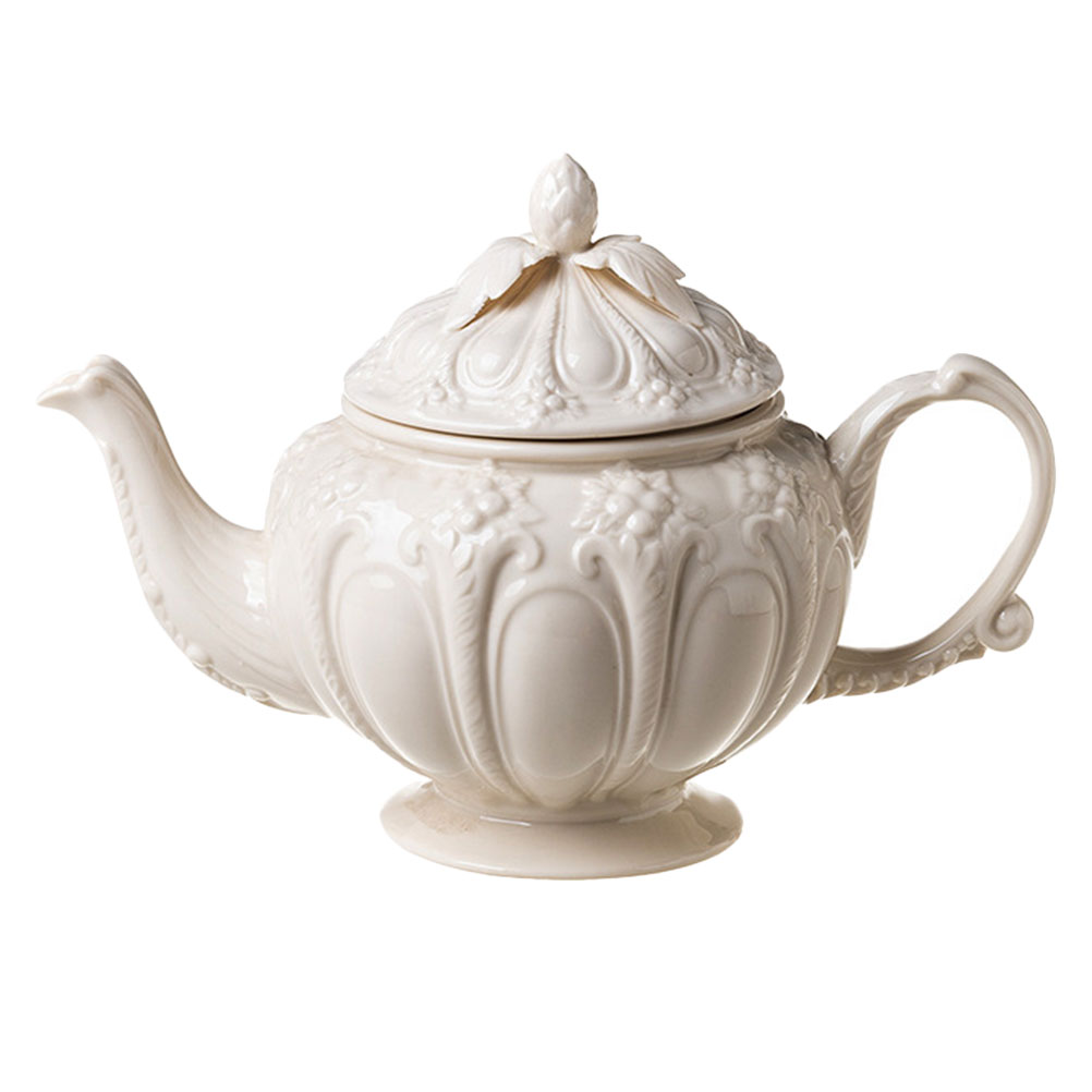 1Pc Coffee Pot British Style Milk Cup Embossed Vintage Afternoon Tea