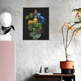 thumbnail image 3 of Sikiie Colorful Viper Snake Print Canvas Decorative Hanging Painting, Anti-shrinkage Hanging Frame, Suitable for Home, Office Wall Decorations, 3 of 6