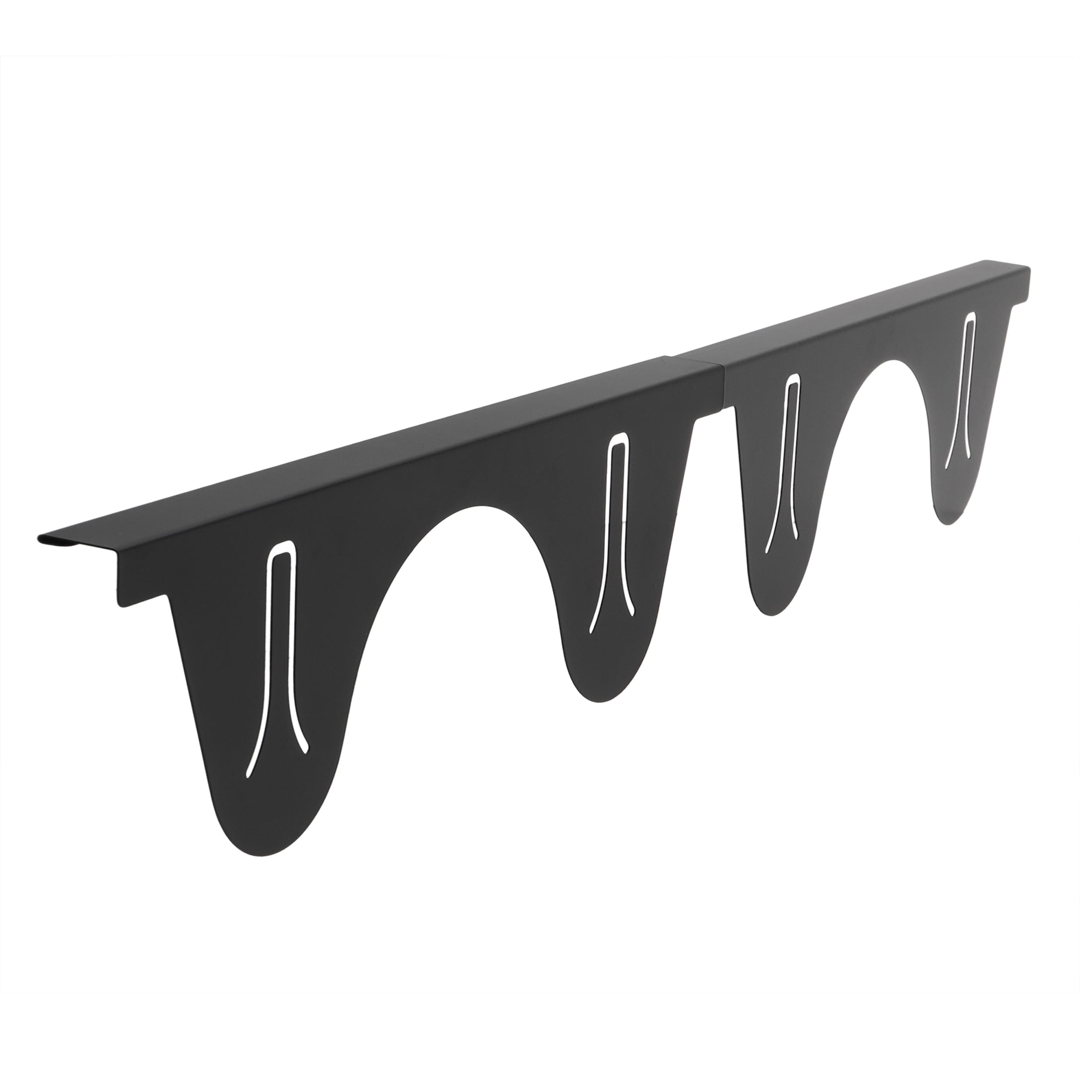 Stove Gap Covers,Stainless Steel Stove Gap Guard Adjustable Length 13.8” to 27.6” for Kitchen, Range Trim Kit, Black
