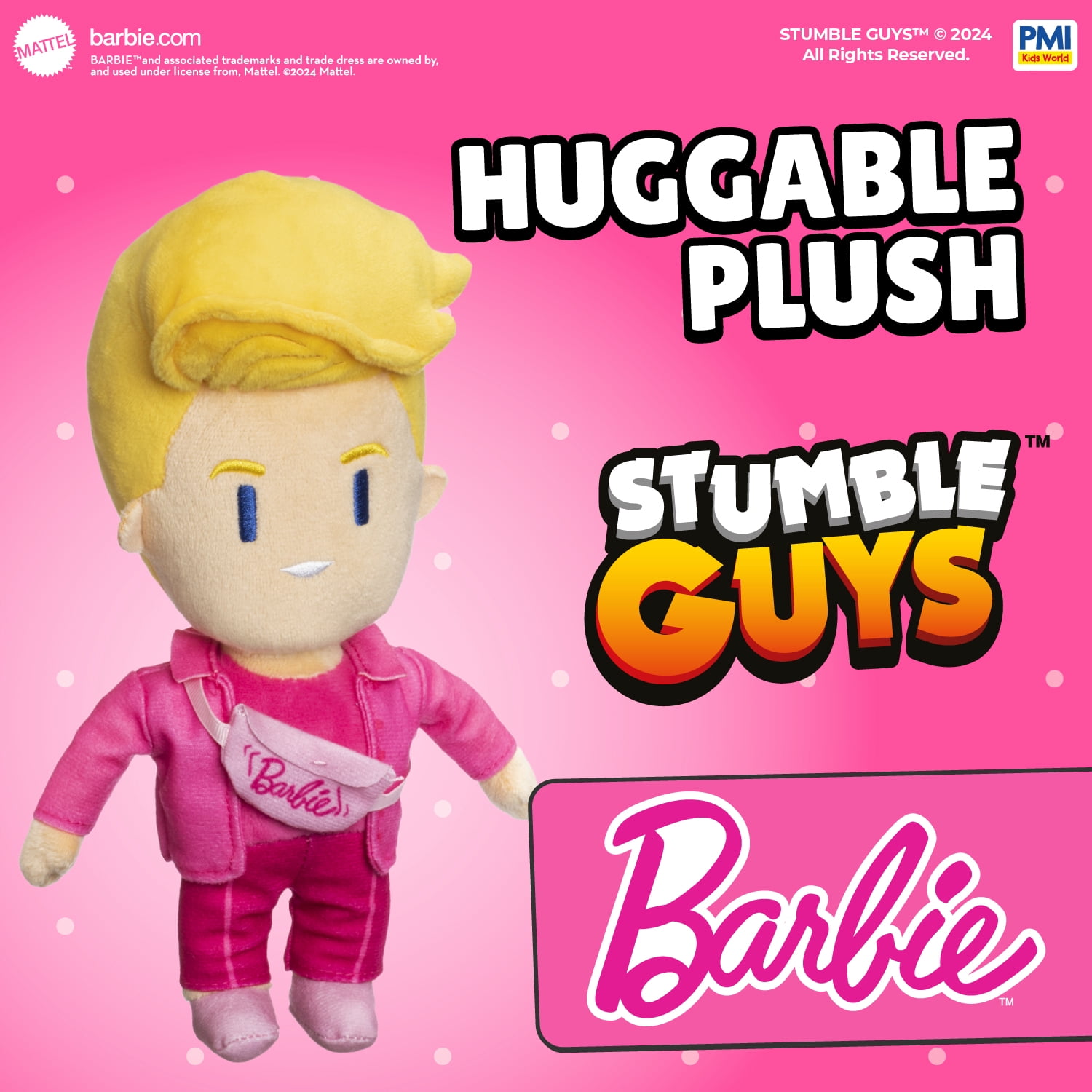 Stumble Guys x Barbie Huggable Plush