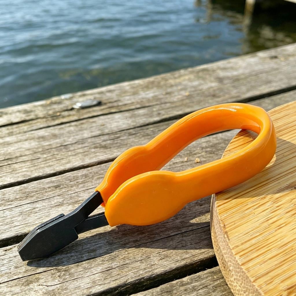 Yihuala Stainless Steel Fly Tying Hackle Clamps With Ergonomic Grip Hackle Plier For Comfortable And Efficient Fly Making