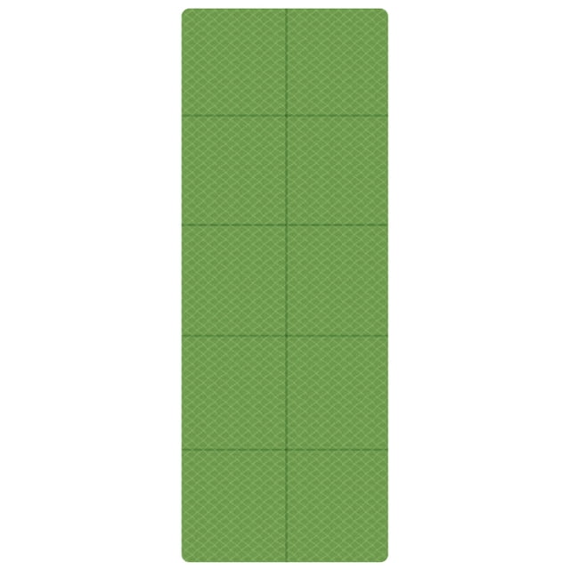 Ndcxsfigh Estera Yoga Plegable Estera TPE Doble Cara para Picnics (verde)
