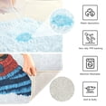 thumbnail image 3 of Yayeee Bath Rug for Bathroom Floor Non Slip Rectangle Fluffy Soft Absorbent Mat, 16"x24", Cute Dog Artist, 3 of 7