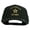 Dk Green, variant on U.S. Army Veteran Military Embroidered Solid Cotton Twill 5 Panel Prostyle Snap Cap - Navy OSFM