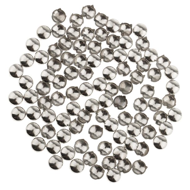 100pcs cúpula redonda clavos remaches manchas para ropa sombrero bolsa artesanal plata SM SunniMix Spike Rivet Studs Spots