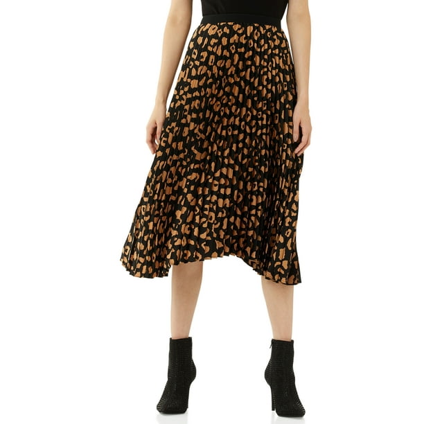 Scoop Women's Pleated Skirt - Walmart.com
