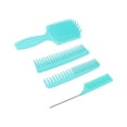 thumbnail image 3 of Juego De Peine Para Peinar, Peine Ergonómico Para El Cabello, Mango Esmerilado Profesional Para La Vida Diaria Para El Salón Del Hogar Para Peluquero OTVIAP caja verde embalado, 3 of 8