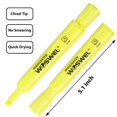 thumbnail image 2 of WOSWEL Highlighters Bulk 72 Pack Tank Style Highlighters Set Fluorescent Yellow Chisel Tip Highlighter Markers Bulk for Kid and Adult Coloring Highlighting as School Supplies, 2 of 4