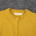 thumbnail image 3 of URMAGIC 1-5T Baby Girls Cotton Cardigan Long Sleeve Kid Button Sweater Girl Cardigans Sweater, 3 of 6